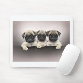Tapis De Souris 3 carlin mignon Pippies (Avec souris)