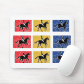 Tapis De Souris 3-Cheval-Riders (Avec souris)