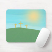 Tapis De Souris 3 Croix (Avec souris)