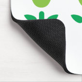 Tapis De Souris 3 Fleurs vertes (Coin)
