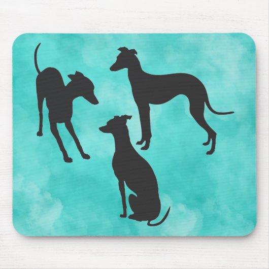 Tapis De Souris 3 Greyhounds italiens (Devant)