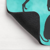 Tapis De Souris 3 Greyhounds italiens (Coin)