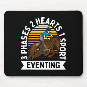Tapis De Souris 3 Phases 2 Coeurs 1 Événement sportif - Equestre F