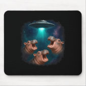 Tapis De Souris 3 Ufo Baby Hip Funny Hiptamus Graphic Animal Lover (Devant)