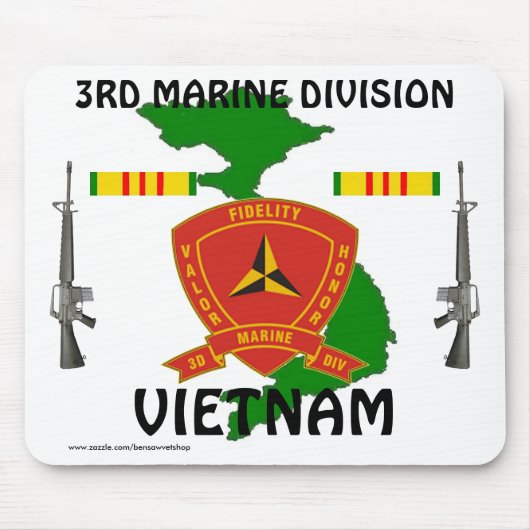 Tapis De Souris 3e division maritime Vietnam Mousepad 1/seconde (Devant)