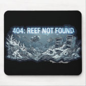 Tapis De Souris 404 Reef Not Found – Underwater Tech Graveyard (Devant)
