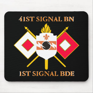 TAPIS DE SOURIS 41E BRIGADE SIGNAL BATTALION 1ÈRE