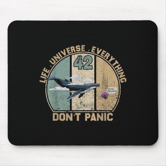 Tapis De Souris 42 Answer To Life The Universe And Everything Don' (Devant)