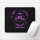 Tapis De Souris 42 Answer To Life Universe Everything  (Avec souris)