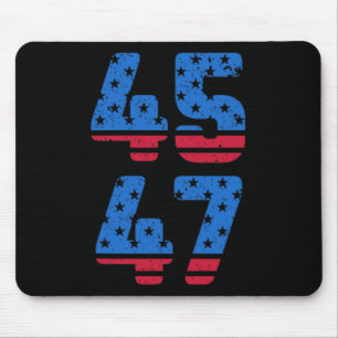 Tapis De Souris 45 47 Trump 2024 Jésus est mon sauveur Trump est m