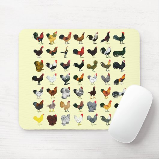 Tapis De Souris 49 Coq (Avec souris)