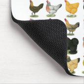 Tapis De Souris 49 poules de poulet (Coin)