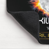 Tapis De Souris 4.08.24 Éclipse solaire totale 2024 Killeen Texas (Coin)