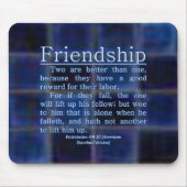 Tapis De Souris 4:9 d'Ecclesiastes - 10 (Devant)