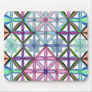 Tapis De Souris 4 coins sur le pavé de la souris