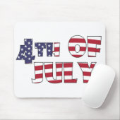 Tapis De Souris 4 juillet (Avec souris)