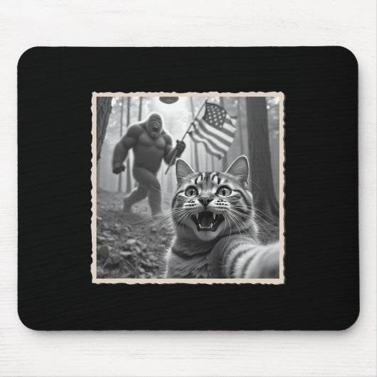 Tapis De Souris 4 juillet Bigfoot Et Sasquatch (Devant)