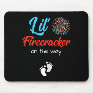 Tapis De Souris 4 juillet Chemise De Grossesse Lil' Frappe Sur Le
