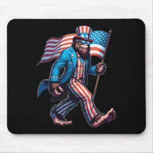 Tapis De Souris 4 juillet Chemises Drapeau Patriotique Américain B