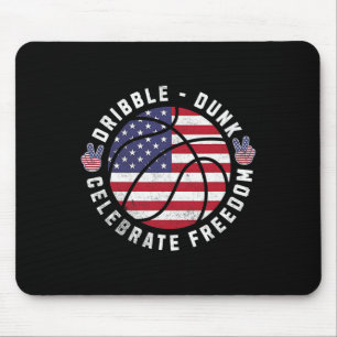 Tapis De Souris 4 juillet croquis drapeau américain célébrer l'ind