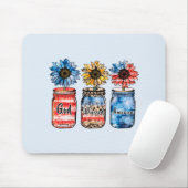 Tapis De Souris 4 juillet | Dieu béni l'Amérique (Avec souris)