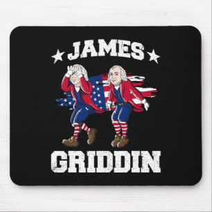 Tapis De Souris 4 juillet James Madison Griddy James Griddin 1