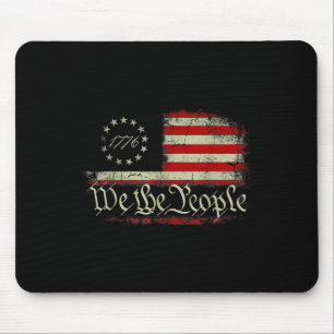 Tapis De Souris 4 juillet Nous Le Peuple Américain 1776 Ancienne A