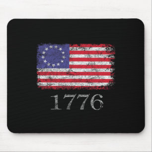 Tapis De Souris 4 juillet T Chemise Drapeau Américain Betsy Ross 1