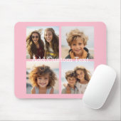 Tapis De Souris 4 Photo Collage - vous pouvez changer arrière - pl (Avec souris)