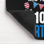 Tapis De Souris 4e Et oui c'est mon 10e anniversaire Patriot Améri (Coin)