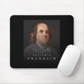 Tapis De Souris 4e Père fondateur Ben Benjamin Franklin Tee (Avec souris)