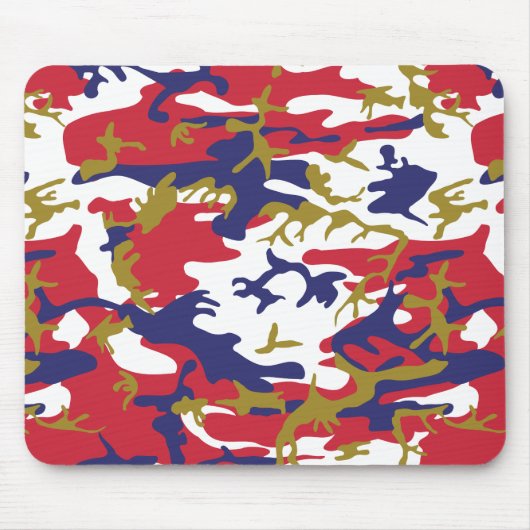 Tapis De Souris 4th of July, Independence day, Camouflage Gold (Devant)