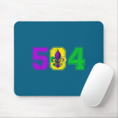 Tapis De Souris 504 Fleur De Lis Conception Mardi (Avec souris)