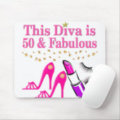 TAPIS DE SOURIS 50 ET DIVA FABULEUX (Avec souris)