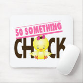 Tapis De Souris 50-Quelque chose poussin 1 (Avec souris)