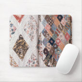 Tapis De Souris 53 : Détail d'un édredon de patchwork fait par Mme (Avec souris)