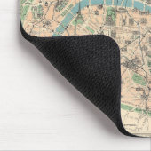 Tapis De Souris 5406-Paris Ses Monuments carte plane (Coin)