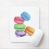 Tapis De Souris 5 Macarons Mousepad (Avec souris)