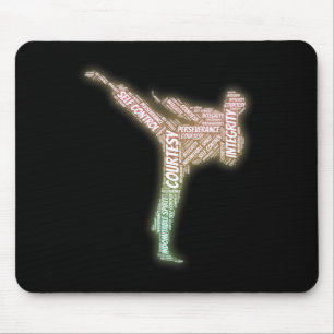 Tapis De Souris 5 principes du Taekwondo arts martiaux