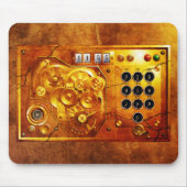 Tapis De Souris 5 to of 12 Steampunk clock grunge (Devant)
