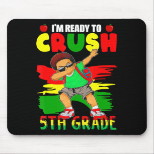 Tapis De Souris 5e année Dabbing Black African Boys Retour à l'éco