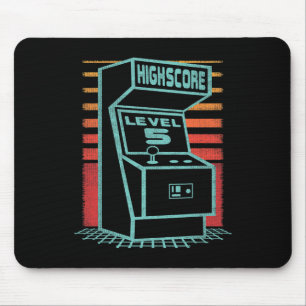 Tapis De Souris 5e anniversaire 5 ans Retro Gamer Level Up Unloc