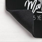Tapis De Souris | 5e anniversaire du Mariage (Coin)