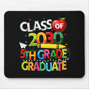 Tapis De Souris 5e Classe D'Études Supérieures De 2030 Dernier Jou
