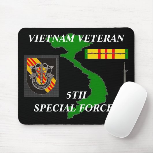 Tapis De Souris 5e Force spéciale Vietnam Mousepad 2/b (Avec souris)