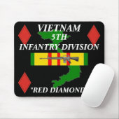 Tapis De Souris 5e infanterie Vietnam Mousepad 2/b (Avec souris)