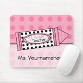 Tapis De Souris 5ème professeur Mousepad de catégorie de polka de (Avec souris)