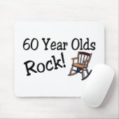 Tapis De Souris 60 ans de roche (chaise de basculage) (Avec souris)