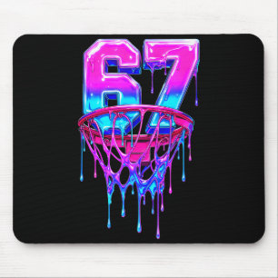 Tapis De Souris 67 Basketball Drip Six Seven Drôle 