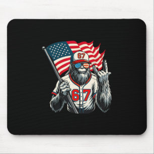 Tapis De Souris 67 Bigfoot Mème Funny Six Sept Gen Alpha Slang